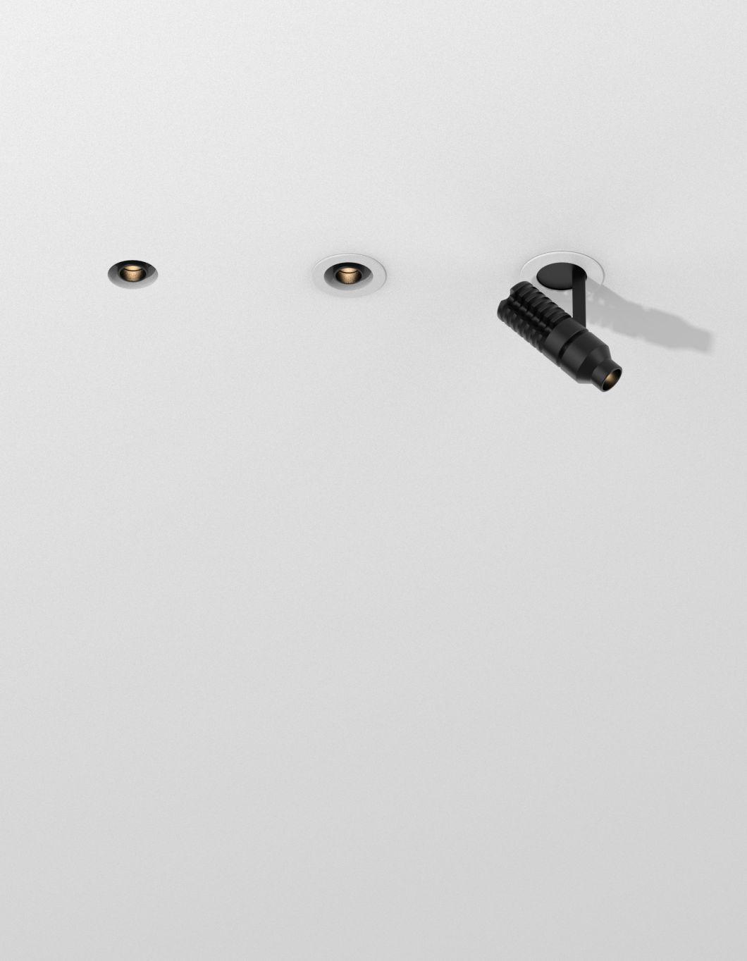 Aluminium Hotel 8W Ceiling Surface Mounted Recessed LED COB Down Light Cylinder LED Downlight