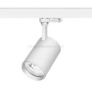 30W 3000K Warm White CRI90 Indoor Rail Lamp Dimmble for Option LED Track Light with Driver Built-in Housing