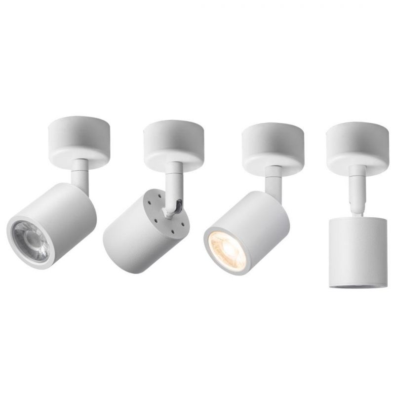 LED COB Spotlight Matt White Luminaire 8W LED Light Lamp Indoor Track Lights for Project Lighting