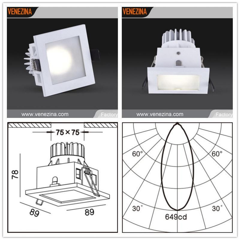 10W High Efficiency COB LED Source Recessed Down Light-R6864