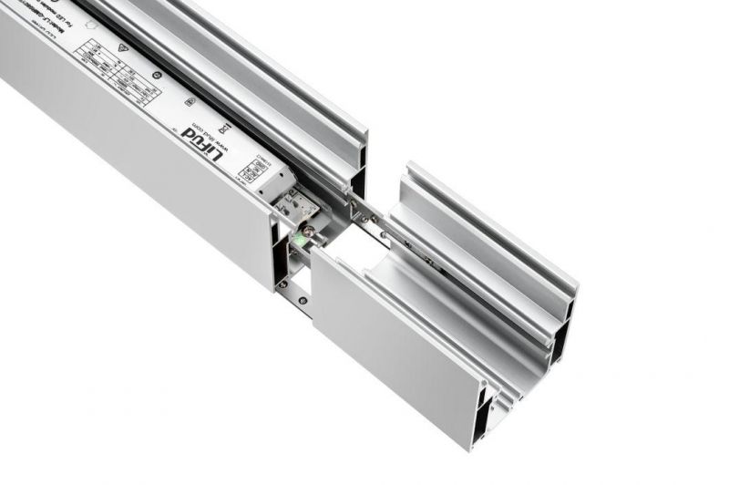 Black/Silver Body High-End 1200X75X75 LED Pendant Linear Light for Projects