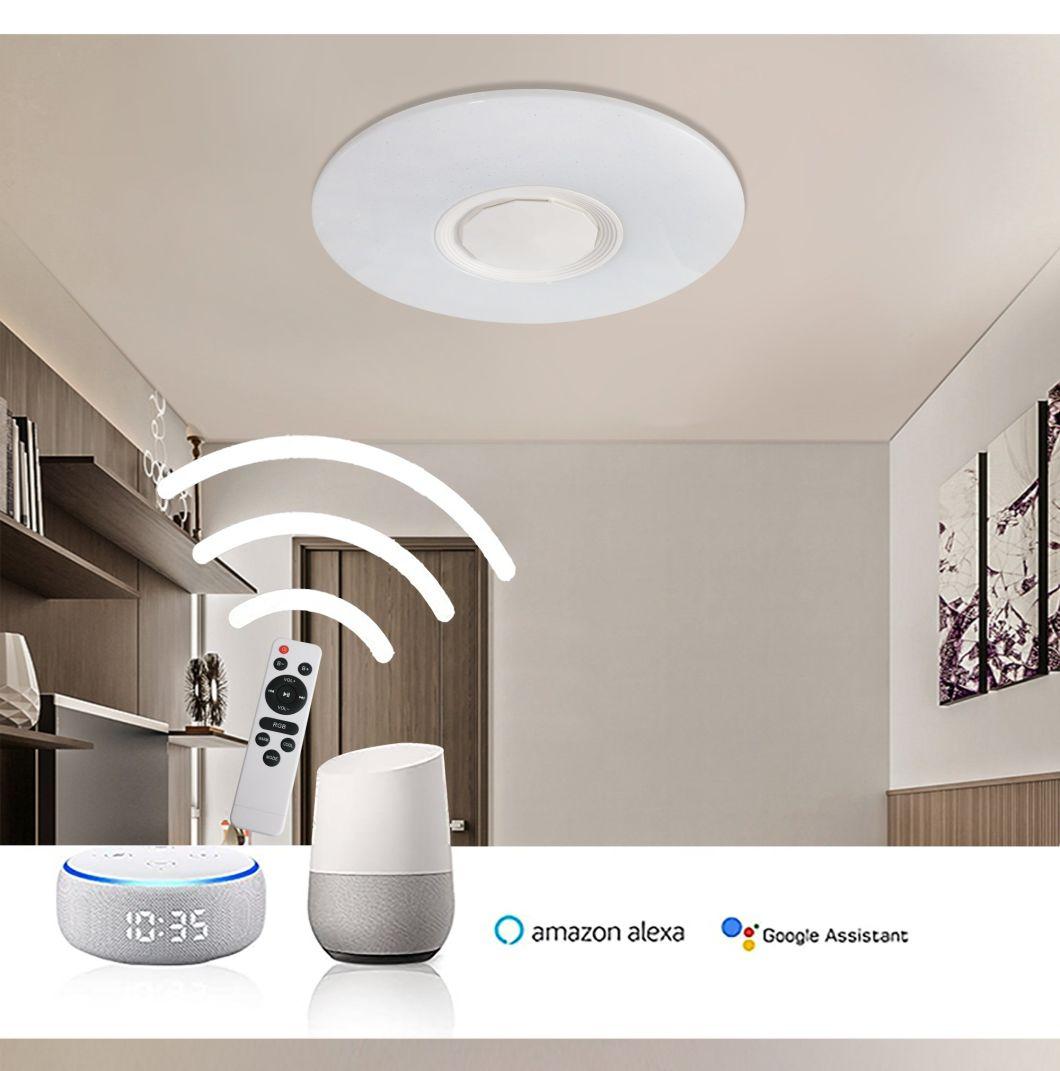 Home Bedroom Newpendant Holderled Ceiling Lamp with Base Plaster Ceiling Light