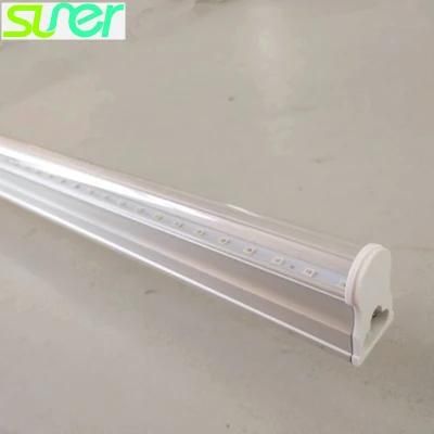 Aluminium Base Clear Cover Straight Linear LED T5 Cabinet Tube Light 600mm 7W 700lm 100lm/W 4000K Nature White