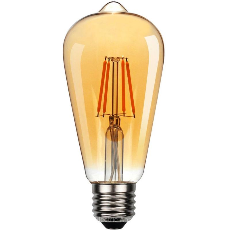 LED Bulb Lamp COB 4W Glass Filament Decoration Pd130
