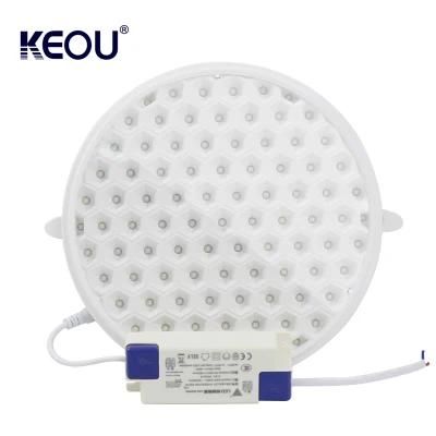 Keou Super Bright Anti-Glare Adjustable LED Panel Light Round 36W LED Panel with Multi Color Housing