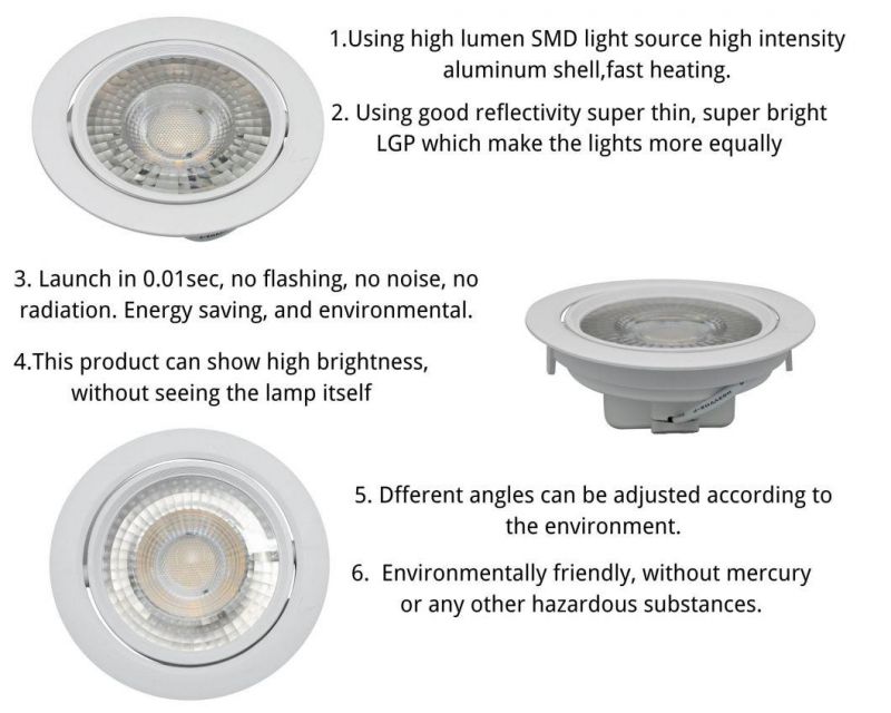 Factory Direct Sale High Quality Ceiling Round 13W COB Recessed Hotel LED Down Light