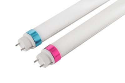 4FT 18W 180lm/W T8 LED Tube Light No Flicking with Rotable End Caps