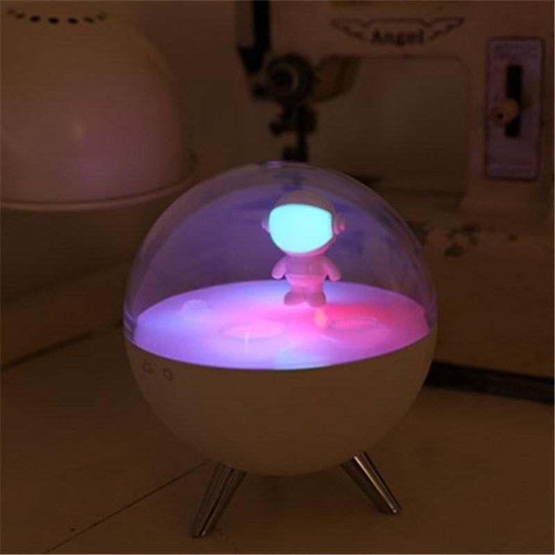 LED Colorful Changing Adjustable Lightness and Music Breathing Light USB Charging Guardian Moon Baby Night Light for Bedroom