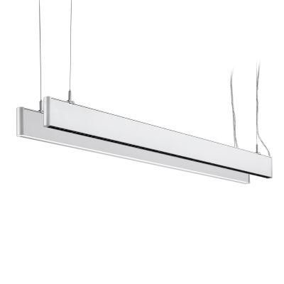 up and Down Lit PC Cover Pendant LED Linear Light for Office 1.2m 40W