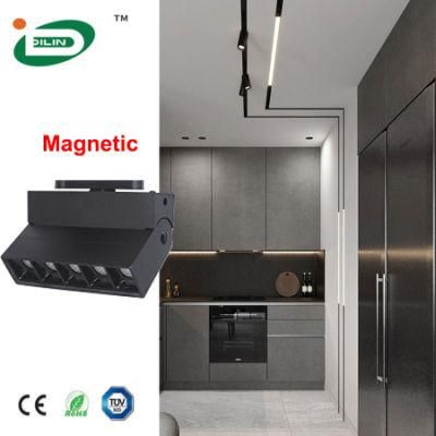 2020 Project New Trend DC 48V Linear Spot Magnetic 2700-6500K LED COB Track Lights System