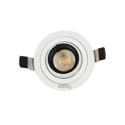 Deep Anti Glare Narrow Side Downlight Embedded Ceiling COB Spotlights