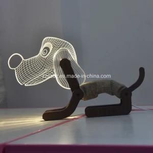 Lovely Student Dormitory 3D Visual LED Night Lamp