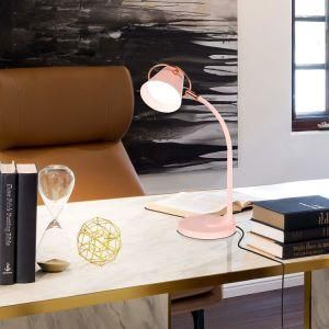 LED USB Qi Wireless Flexible Gooseneck Table Desk Lamp for Reading