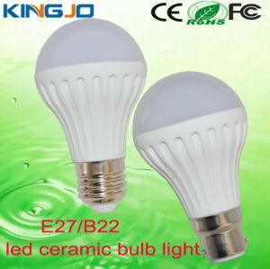 High Luminous E27/B22 7W Ceramic LED Bulb Light (KJ-BL7W-E04)