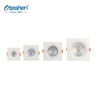 12W Square Indoor LED Ceiling Spotlights Smart Downlight LED Spotlight 4G