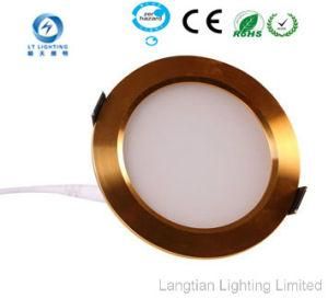 9W Zero-Blue Light-Hazard Downlight- Golden Border