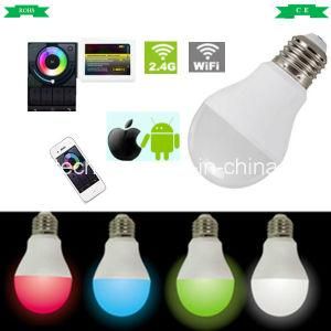 6W Smart LED Home Lighting System RGBW E27 E26 B22 Lamp Available WiFi LED Bulbs