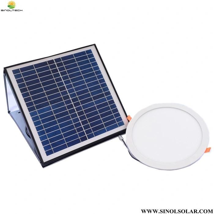 300mm Round Shape 30W Solar LED Light Fixtures for Indoor Ceiling with Battery Backup (SN2016004 + SN2016004R)