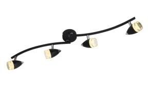 4*LED 5W High Voltage LED Ceiling Spot Lamp SMD Black Iron LED Spotlight with Slim Tube