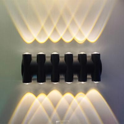 Waterproof Die Casting Aluminium High Luminous Household Garden Hotel Corridor Blue Wall Lights