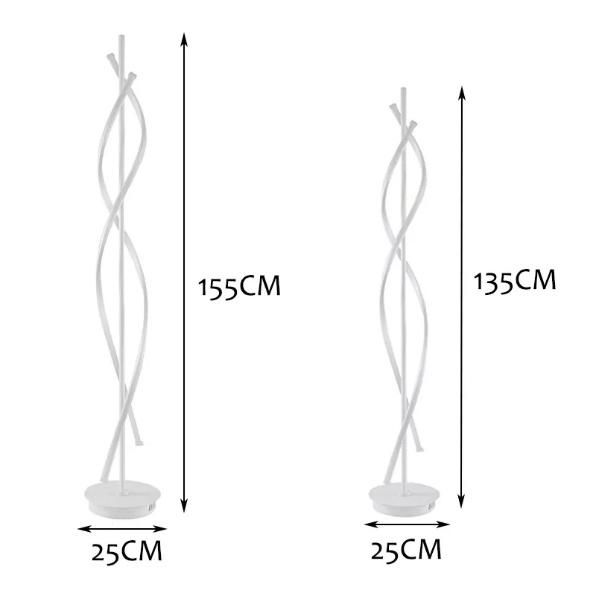 Nordic Living Room Creative Warm Personality Club Bedroom Bedside Vertical LED Floor Lamp