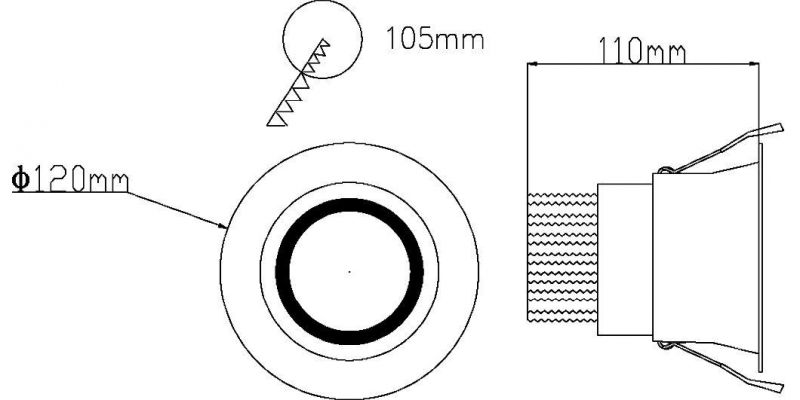 Durable Aluminum Focus Spot Lights Fixture 30W LED Ceiling Surface Down Light LED Bulb Light