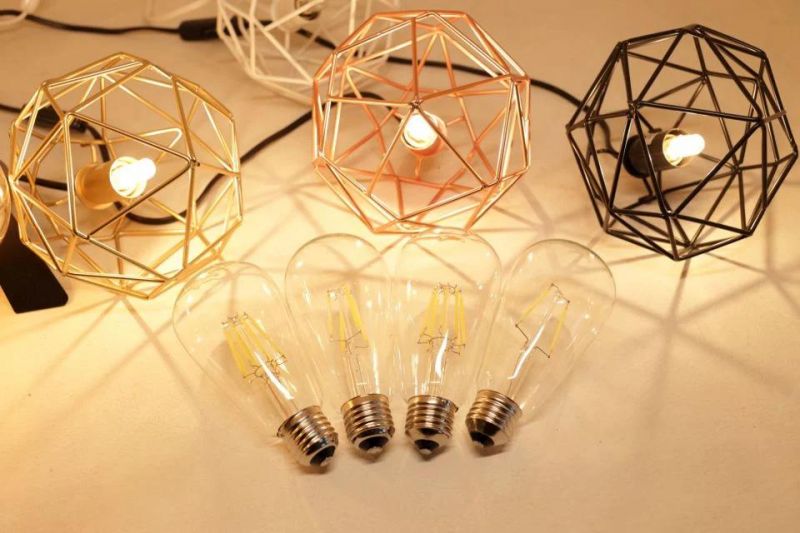 E27 E14 Retro Edison LED Filament Bulb Lamp 220V-240V Light Bulb C35 G45 A60 St64 G80 G95 G125 Glass Bulb Vintage Candle Light