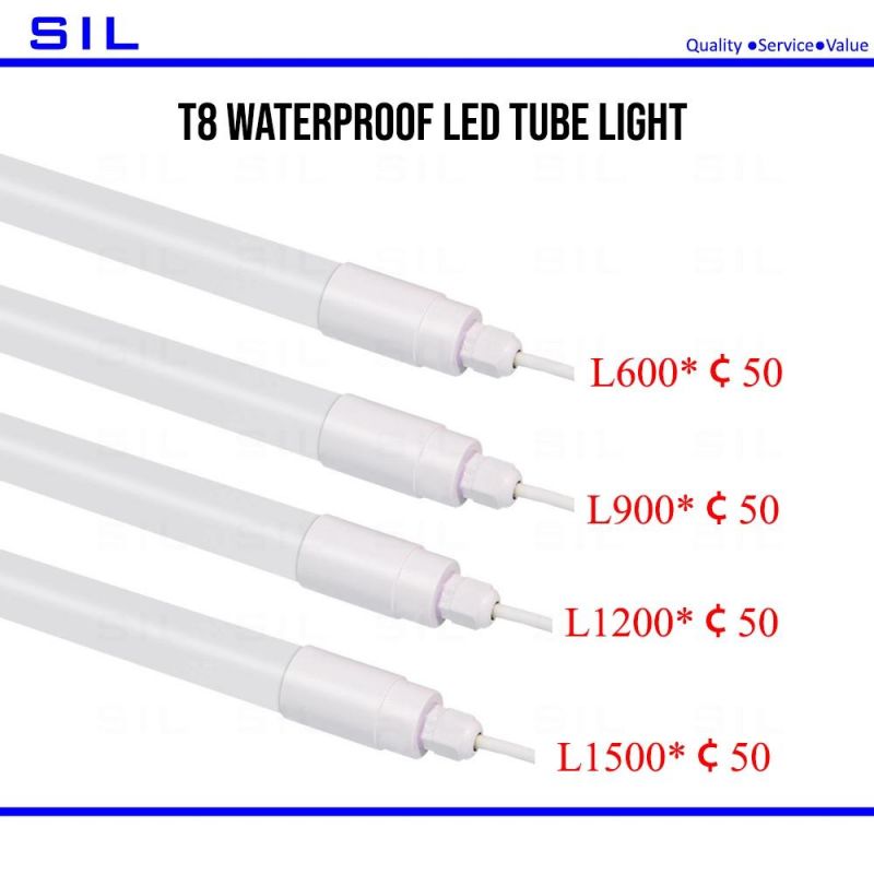 New Design Aluminum 2FT 4FT 5FT 6FT 8FT IP65 T8 LED Tube Lights 100lm/W TUV CE RoHS Approved 6watt LED Tube Light Strip
