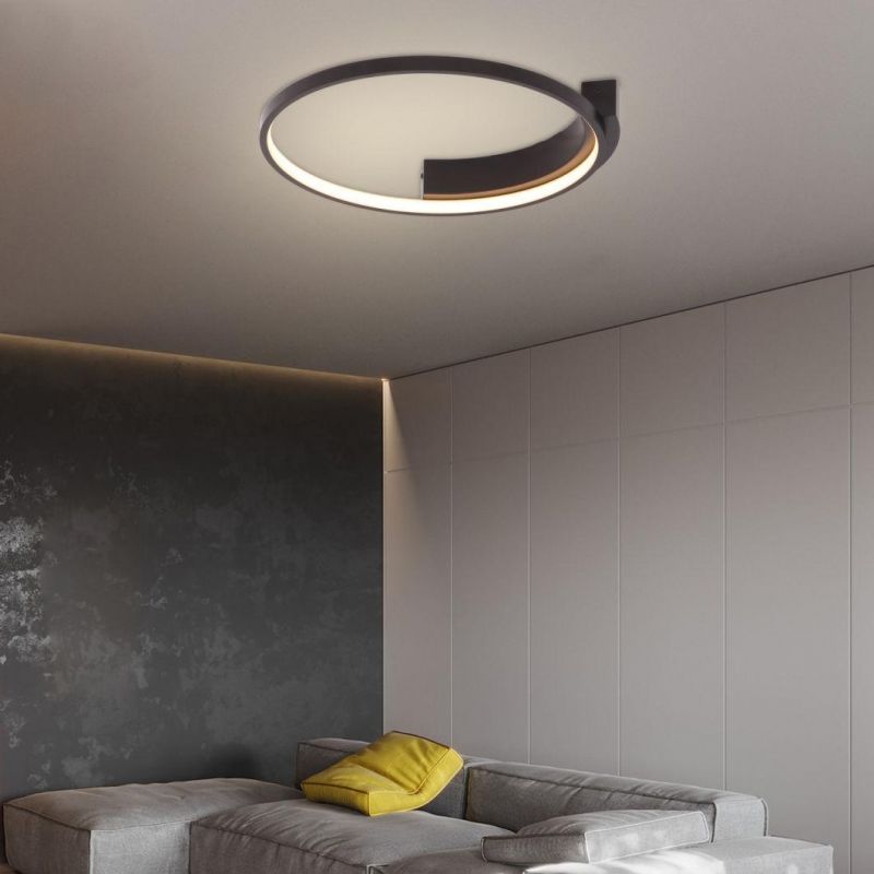 Masivel Factory Modern Indoor Round Hollow Lighting Acrylic Cover Super Thin 20mm Dimmable Ceiling Light for Decoration