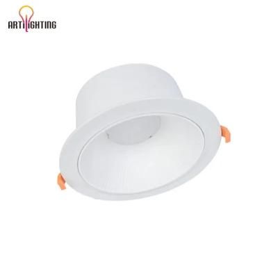 Hotel Malls COB 15W 20W 30W 40W Aluminum Recessed LED Down Light CE RoHS