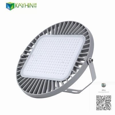 LED Emergency Lighting Dali Controller Indoor Ceiling Light Round Industrial LED Floodlight with Remote Control 150W Low Bay Light