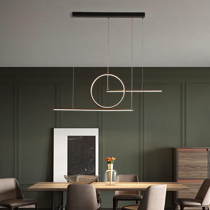 2022 Wholesale Modern Design Color Change Acrylic Dining Room LED Pendant Lamp