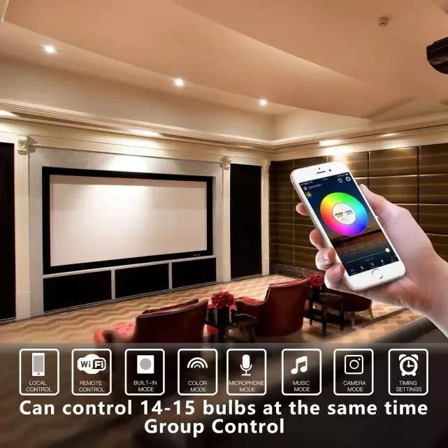 Dimmable Remote LED Bulb 9W WiFi Remote Control A60 E27