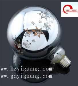 G125 E26 3.5-4W Decorative Silver Broken Lamp Snowflake Pattern