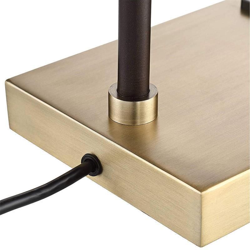 Modern Minimalist Living Room Bedroom Bronze Mesh Hotel American Standard USB Charging Desk Lamp