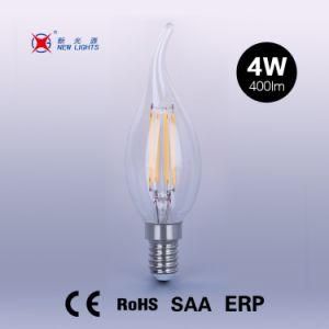 New Lights C35t 4W 400lm LED Candle Filament Lights