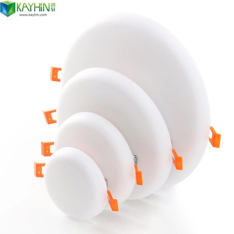 SKD LED Back Light Round Frameless 10W 18W 24W 36W LED Panel Light Embedded Surface Ceiling LED Slim Panel Light