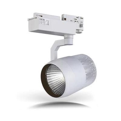 CE/RoHS Certificated COB 30W 40W 50W Adjustable Spot Light with a Plastic LED Driver Housing LED Spotlight