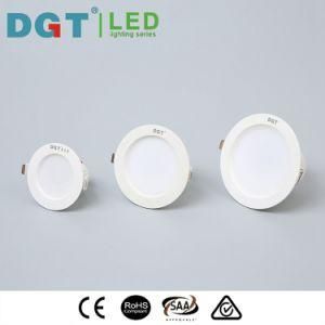 Round Plastic 10W Hotel 3000K LED SMD Recessed Downlight