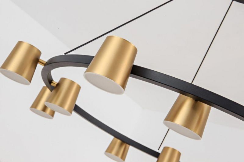 Masivel Lighting Modern Pendant Light of Indoor Adjustable Heads LED Chandelier Light