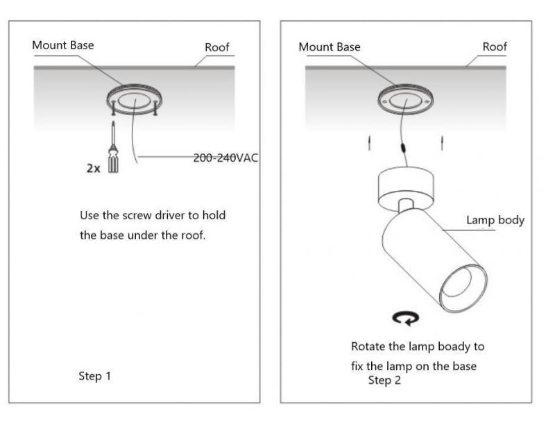 6W/10W Surface Mount Ceiling Spot LED Light