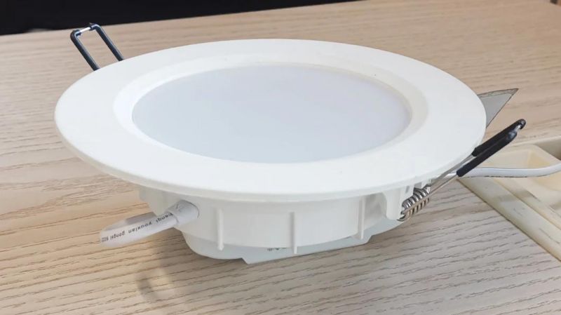 5W High Quality Motion Sensor Plastic Body Recessed SMD LED Down Light Downlight for Corridor Room Reception Store