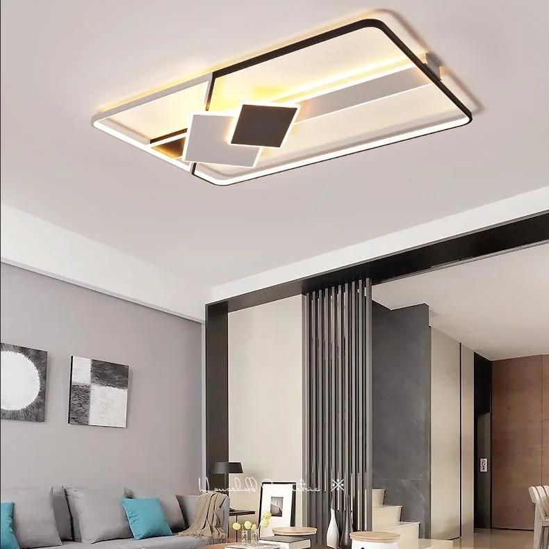 2022 New Wholesale Price Home Living Room Big LED Ceiling Lamp Acrylic Aluminum Material