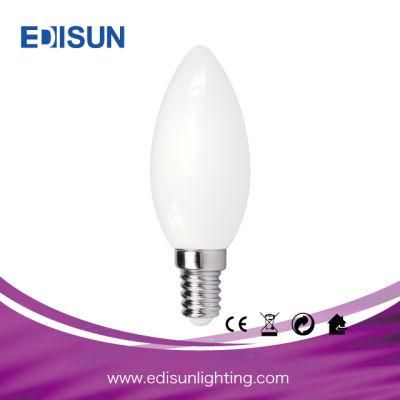 Energy Saving Candle Bulb 2W/4W E14/E27 LED Milky Lamp