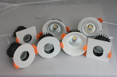 12W 24 Degree 80ra+ LED Ceiling Downlight for Hotels