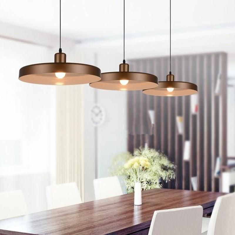 Yellow Lampshade Loft Pendant Lamp Dining Light