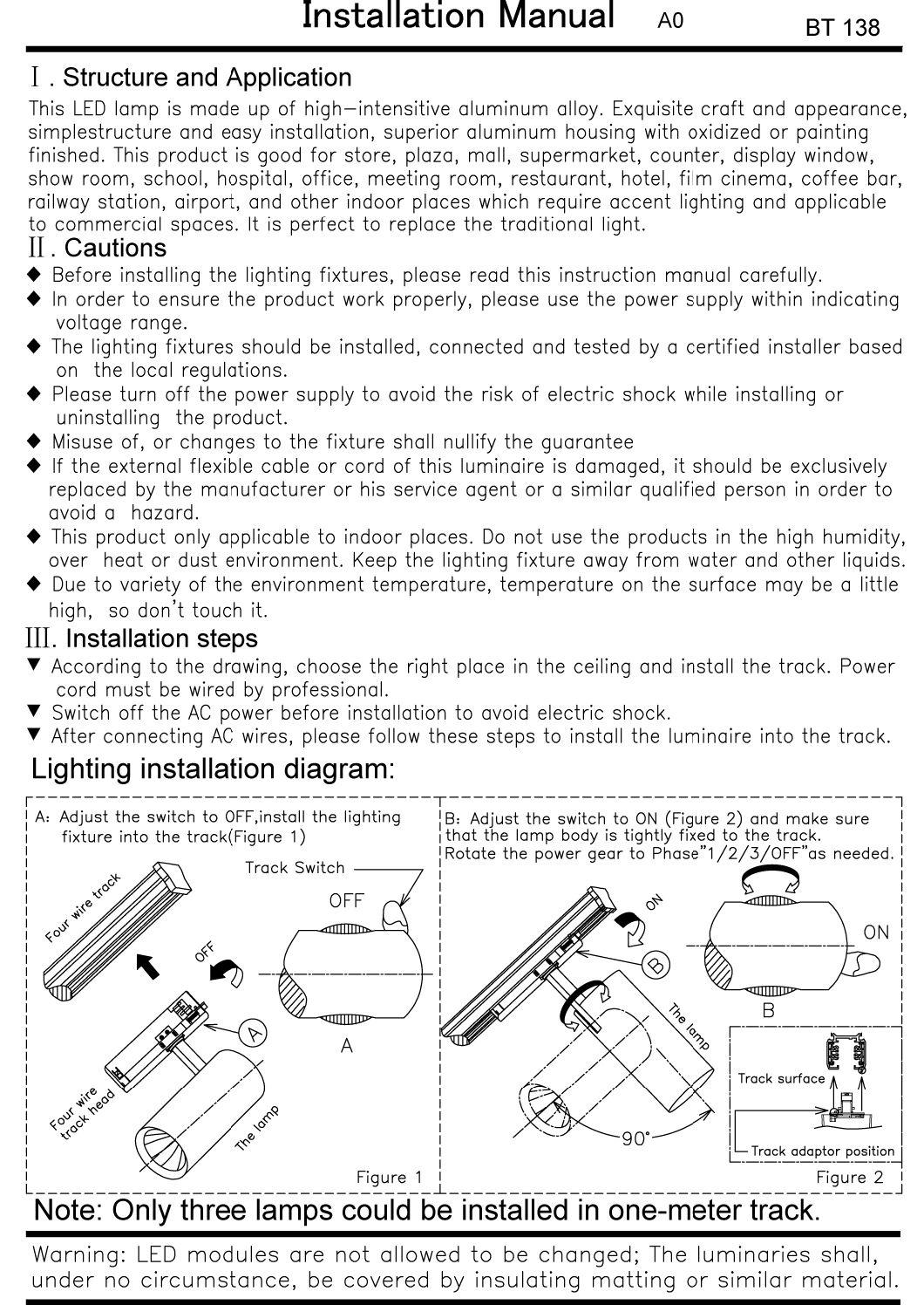 High Quality Aluminum 360 Angle Adjustable Showroom Shop Exhibition 15W 25W 30W 40W Track Light