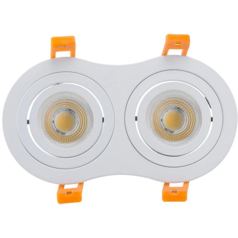 Commercial LED Lighting Fixture GU10 MR16 Downlight Housing Recessed Spotlight