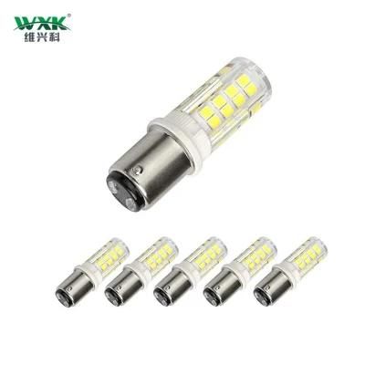 LED Ba15D G9 Double Contact Bayonet Base AC110-130V 4W LED Light Bulb, T3/T4/C7/S6, Warm White 2700K, LED Halogen Replacement Bulb, No-Dimmable