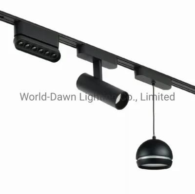 Elegant Pendant Downlight Linear LED Ceiling Spot Light with CRI 95 Ultra Slim Magnetic LED Track Light